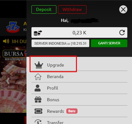Cara Jadi Member VIP Pro di Bursa777